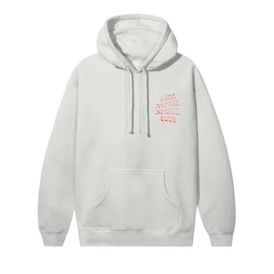 Pre-owned Anti Social Social Club 3d Mind Games Hoodie 'smoke' | Grey | Men's Size L In Gray
