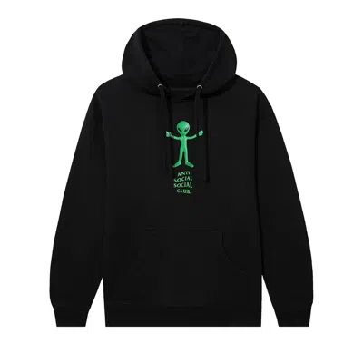 Pre-owned Anti Social Social Club Alien Hoodie 'black' | Men's Size L