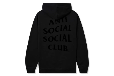Pre-owned Anti Social Social Club Analogous Hoodie Black
