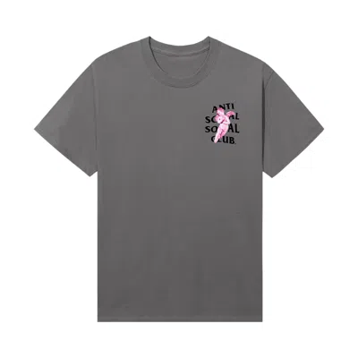 Pre-owned Anti Social Social Club Angels Tee 'charcoal' | Grey | Men's Size Xxl