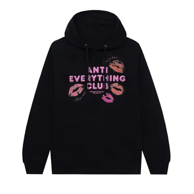 Pre-owned Anti Social Social Club Anti Everything Club <3 Hoodie 'black' | Men's Size Xxl