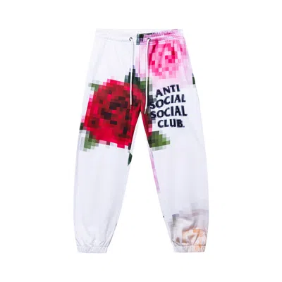 Pre-owned Anti Social Social Club Are You Ready Sweatpant 'white' | Men's Size M