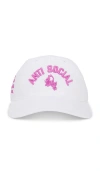 Anti Social Social Club Assc Devil Cap In White