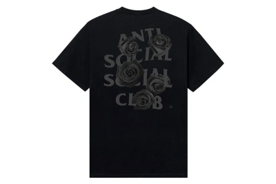 Pre-owned Anti Social Social Club Bat Emoji F&f Tee Royal/black