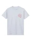 Anti Social Social Club Bed Floral-print T-shirt In Gray