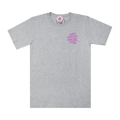 Pre-owned Anti Social Social Club Berlin Tee 'heather Grey' | Men's Size Xl In Gray