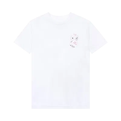 Pre-owned Anti Social Social Club Best Of Luck T-shirt 'white'