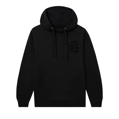Pre-owned Anti Social Social Club Big Kkotch Hoodie 'black' | Men's Size Xl