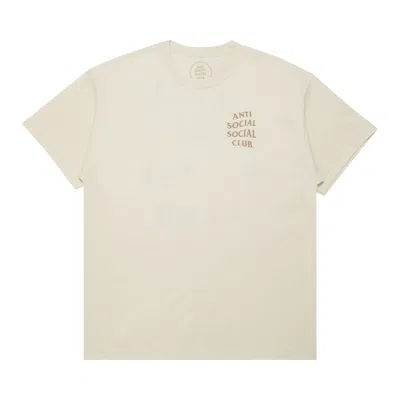 Pre-owned Anti Social Social Club Big Kkotch Tee 'natural' | Cream | Men's Size Xxl In White