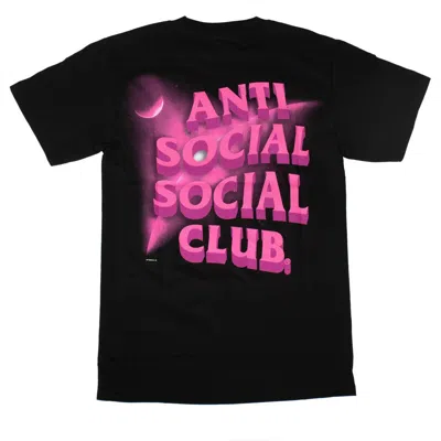 Anti Social Social Club Black 'galaxy' Short Sleeve T-shirt