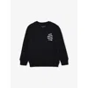 Anti Social Social Club Kkotch Branded Cotton-blend Sweatshirt 3-1 In Black