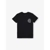 Anti Social Social Club Kkotch Branded Cotton-jersey T-shirt In Black