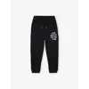 Anti Social Social Club Mind Games Cotton-jersey Jogging Bottoms 3-13 In Black