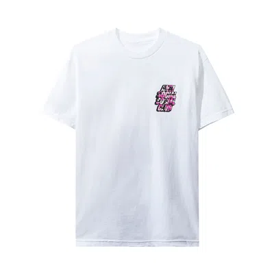 Pre-owned Anti Social Social Club Blocked Pink Camo Tee 'white' | Men's Size M