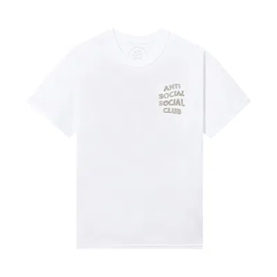Pre-owned Anti Social Social Club Blurred Lines Mind Games Tee 'white' | Men's Size Xl