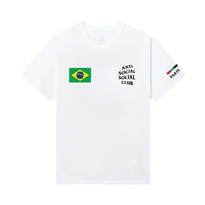 Pre-owned Anti Social Social Club Brazil Tee 'white' | Men's Size M