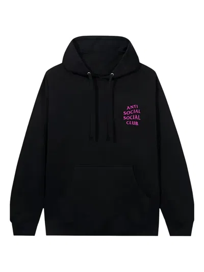 Anti Social Social Club Bubblegum Hoodie In Black