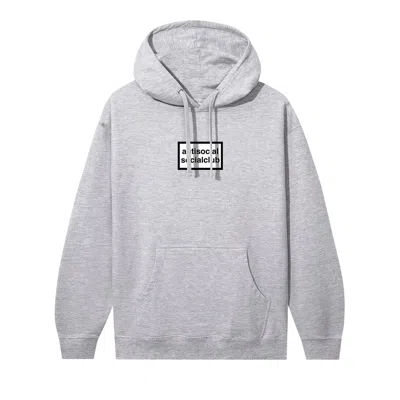 Pre-owned Anti Social Social Club Bullseye Hoodie 'grey Heather' | Men's Size Xl