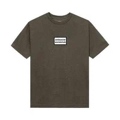 Pre-owned Anti Social Social Club Bullseye Tee 'dusty Brown' | Men's Size M