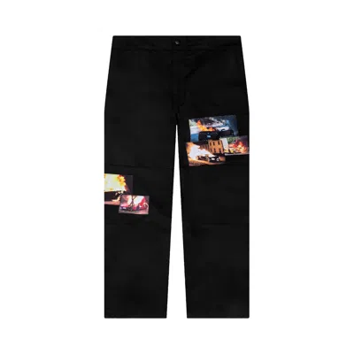 Pre-owned Anti Social Social Club Burnout Work Pant 'black' | Men's Size Xl
