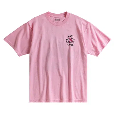Pre-owned Anti Social Social Club Cancelled Hand Painted Tee 'pink' | Men's Size Xxl