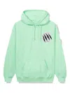 Anti Social Social Club Claw After Us Hoodie In Green
