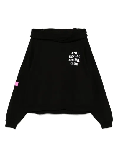 Anti Social Social Club Cozy Hoodie In Black