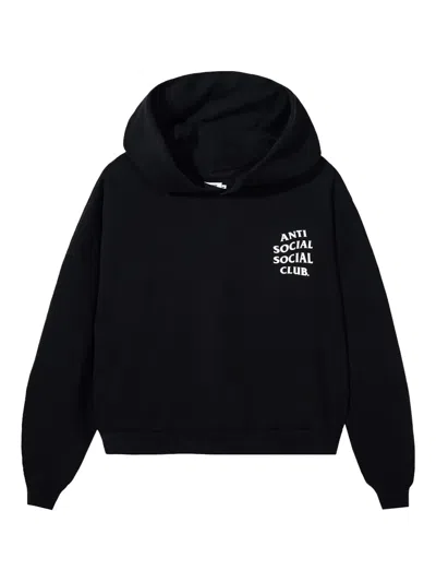 Anti Social Social Club Cozy Hoodie In Black