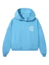 Anti Social Social Club Cozy Hoodie In Blue