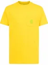 Anti Social Social Club Cross My Heart Pocket T-shirt In Yellow