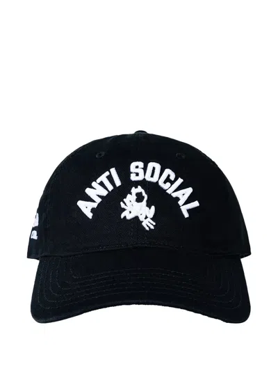 Anti Social Social Club Devil Cap In Black