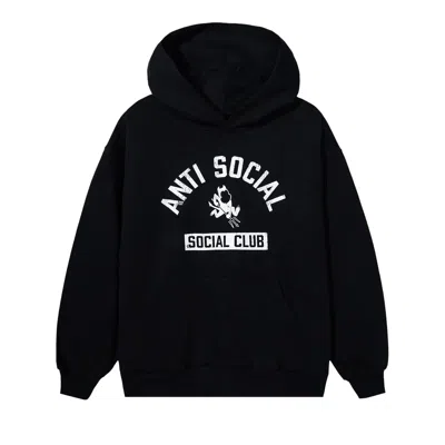 Pre-owned Anti Social Social Club Devil's Playground Hoodie 'black' | Men's Size Xxl