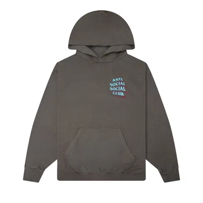 Pre-owned Anti Social Social Club Distressed Hoodie 'grey' | Men's Size Xxl In Gray