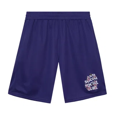 Pre-owned Anti Social Social Club Drama Club Mesh Shorts 'purple' | Men's Size Xxl