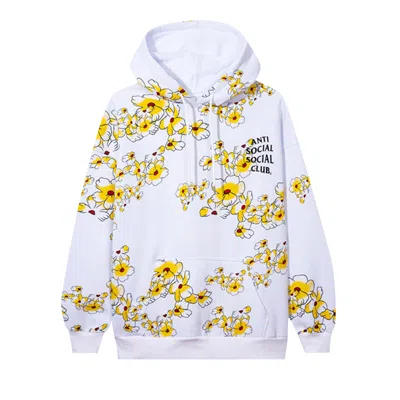 Pre-owned Anti Social Social Club Draw Conclusions Hoodie 'white' | Men's Size S