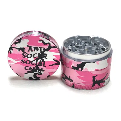 Pre-owned Anti Social Social Club Ds Ss21 Black Assc Coffee Table Pink Camo Grinder Bape Kith