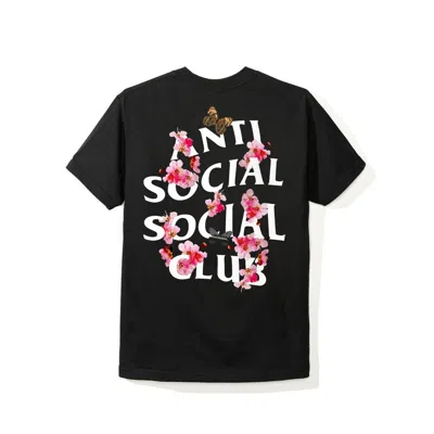 Pre-owned Anti Social Social Club Ds White Assc Kkoch Black Tee