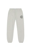 Anti Social Social Club Embroidered Sweats In Gray