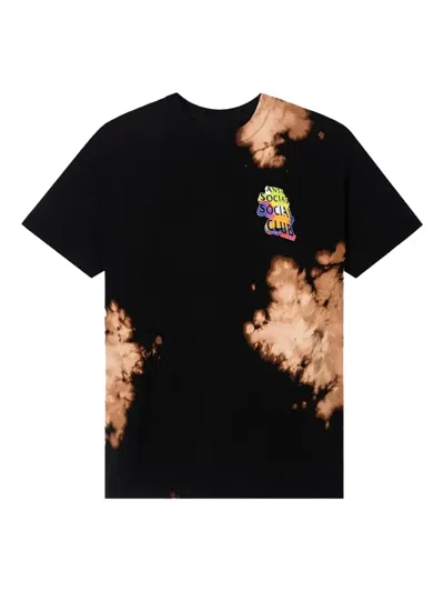 Anti Social Social Club Entheogen Tie-dye T-shirt In Black