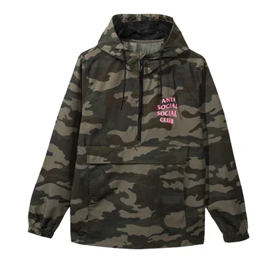 Pre-owned Anti Social Social Club Ez Jacket 'camo' In Multi-color