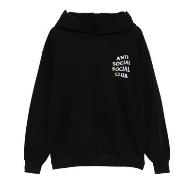 Pre-owned Anti Social Social Club Get Weird Hologram Hoodie 'black' | Men's Size Xl