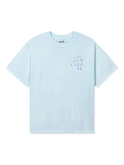 Anti Social Social Club Get Weird Hologram T-shirt In Blue