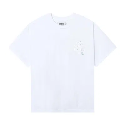 Pre-owned Anti Social Social Club Get Weird Hologram Tee 'white' | Men's Size M