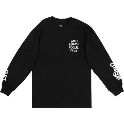 Pre-owned Anti Social Social Club Get Weird Long-sleeve T-shirt 'black' | Men's Size S