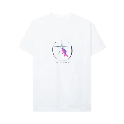 Pre-owned Anti Social Social Club Glitter Tee 'white' | Men's Size M