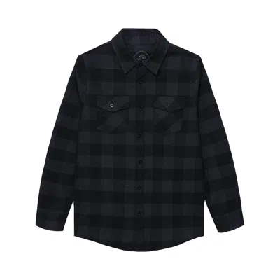 Pre-owned Anti Social Social Club Happiest Place On Earth Flannel 'black' | Men's Size S