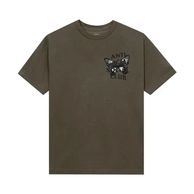 Pre-owned Anti Social Social Club Hidden Sky Tee 'brown' | Men's Size Xxl