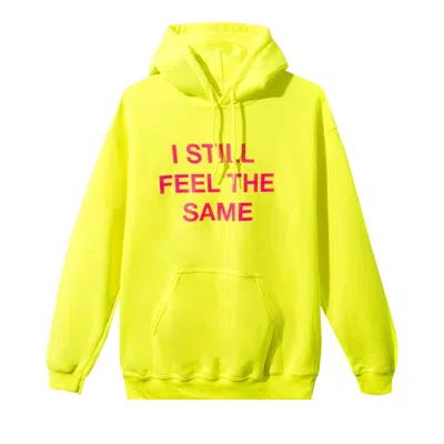 Pre-owned Anti Social Social Club I Still Feel The Same Hoodie 'yellow'