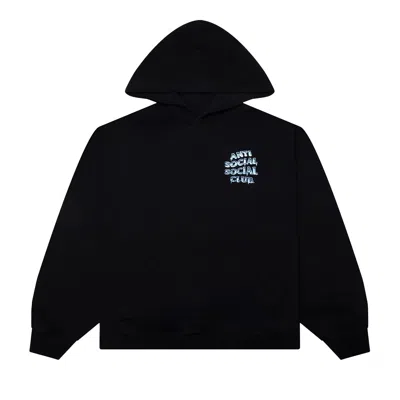 Pre-owned Anti Social Social Club Icy Mind Games Hoodie 'black' | Men's Size Xl