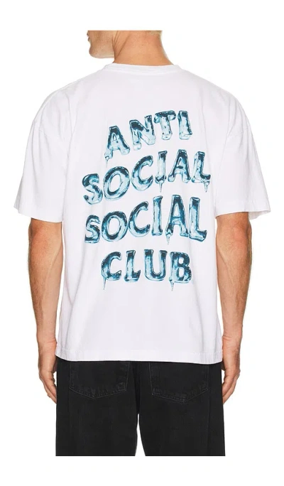 Anti Social Social Club Icy Mind Games Tee In White